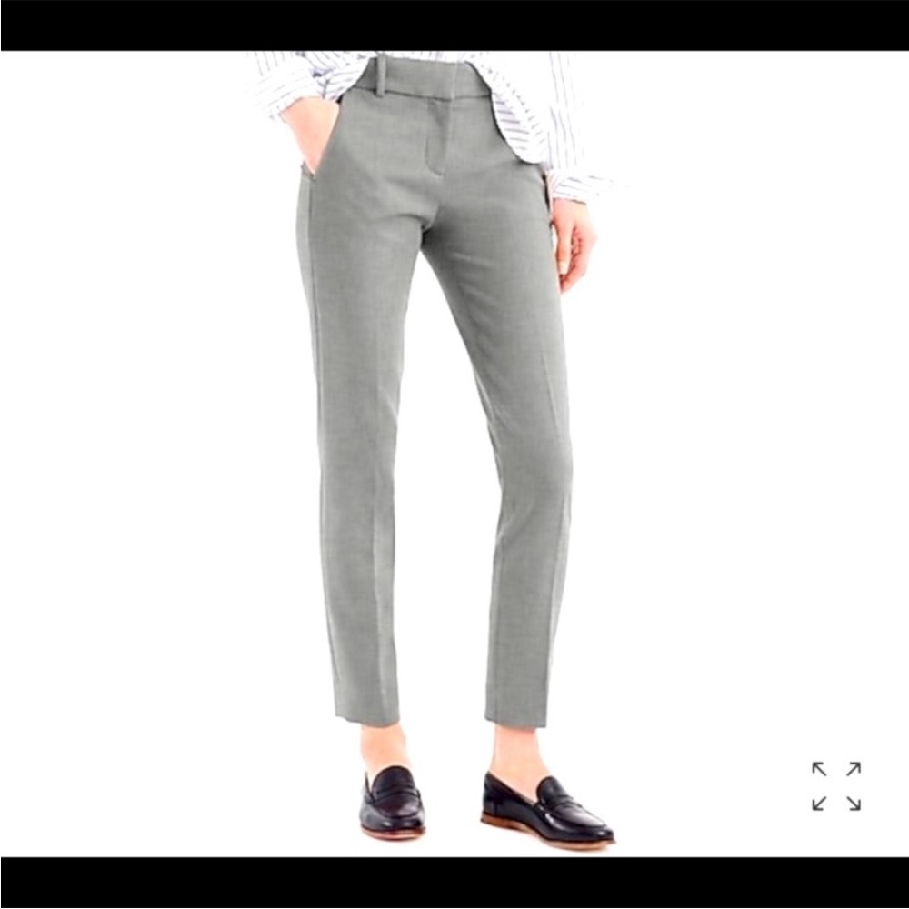 JCrew Cameron pant in grey, ankle length